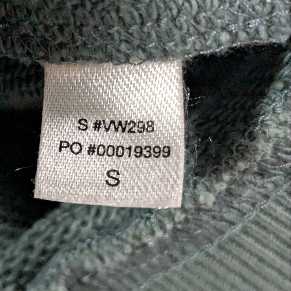 Vuori Crewneck Sweatshirt Womens S Green Oversized VW298 Pullover Loungewear - Picture 6 of 13